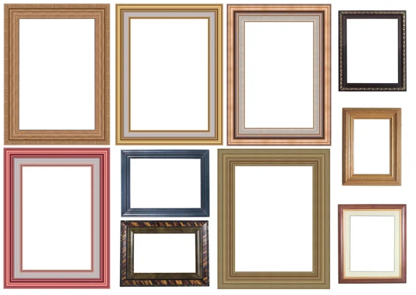 Collection of picture frame — Stock Photo, Image
