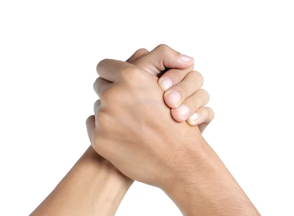 Zbliżenie drżenie rąk — Zdjęcie stockowe