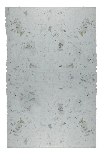 Eski kağıt levha üzerine beyaz izole — Stok fotoğraf
