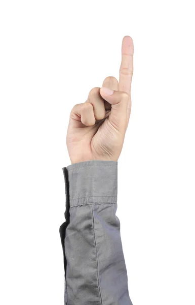 Gesture of hand pointing — Stock Photo, Image