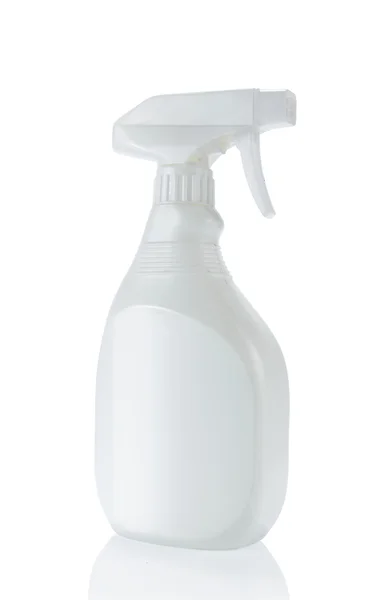 Botella de spray aislada sobre fondo blanco — Foto de Stock