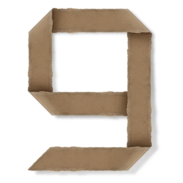 Буквы алфавита в стиле оригами g — стоковое фото