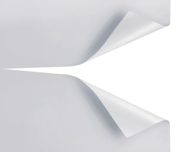 Dilimlenmiş beyaz kağıt — Stok fotoğraf