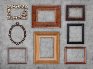 Many frames clipart