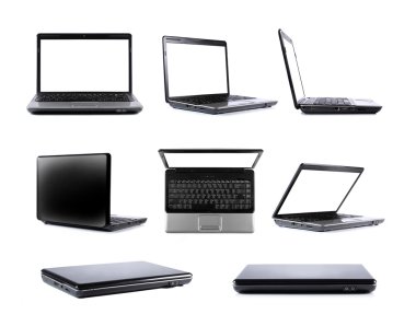 Laptop collection clipart