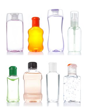 Product bottles clipart