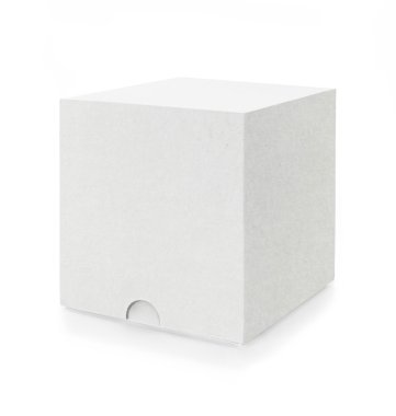 A white box clipart