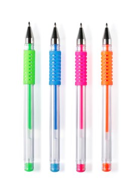 Colorful pens clipart