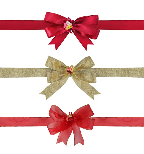 Set of Colorful Bows And Ribbons — Stock Photo, Image