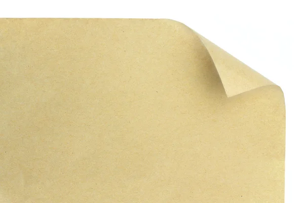 Χαρτί με γωνία μπούκλα — Φωτογραφία Αρχείου