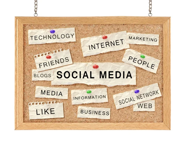 Sociale netwerken concept — Stockfoto
