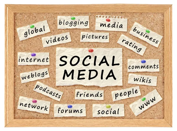 Social mit Netzwerkkonzept — Stockfoto