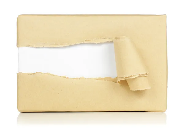 Brown package — Stock Photo, Image