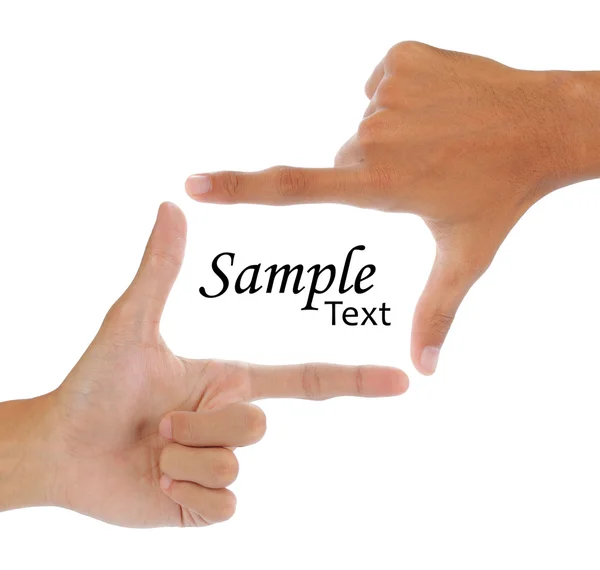 Gesture of hand — Stock Photo, Image