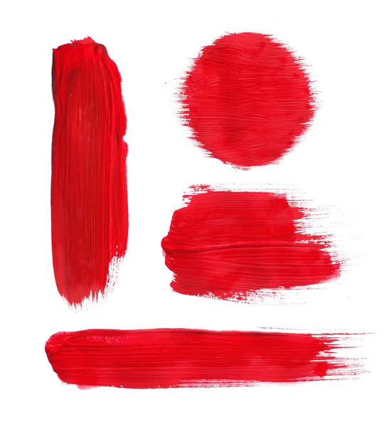 Rød maling – stockfoto