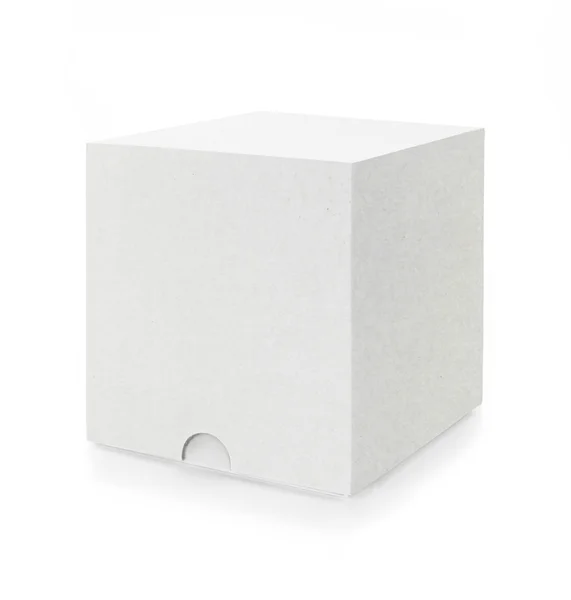 Una scatola bianca — Foto Stock
