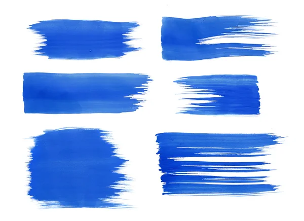 Blå akvarell — Stockfoto