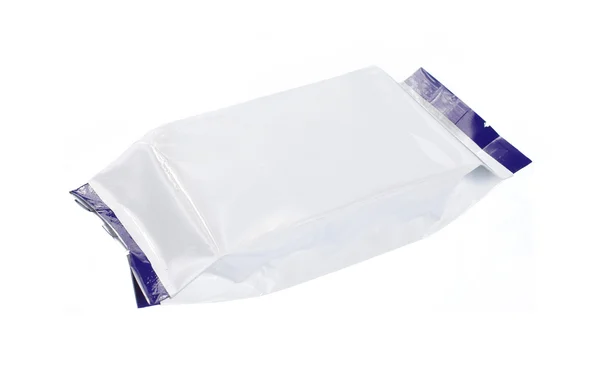 Blank plastic pack Royalty Free Stock Images