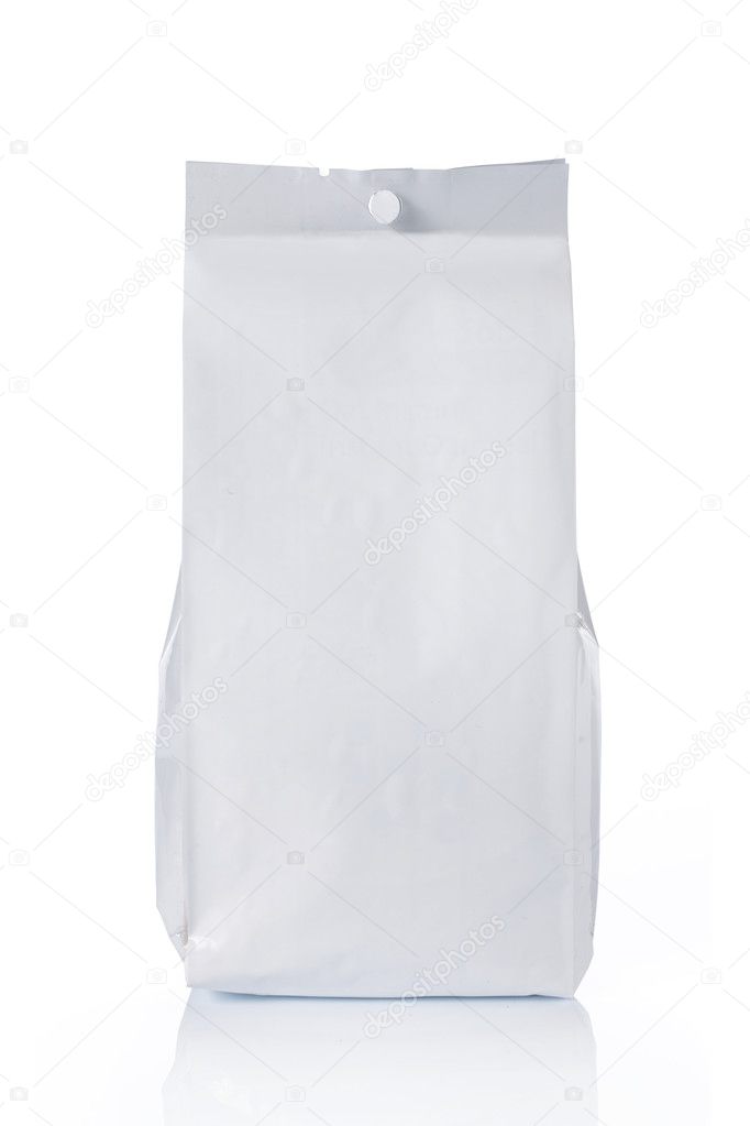 Blank plastic food pack