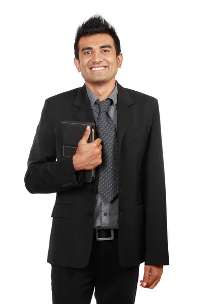 Bello uomo d'affari sorridente — Foto Stock