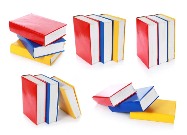 Collection of colorful book formation — Stock Photo, Image