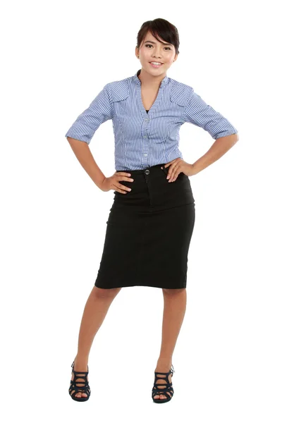 Portrait of a confident young business woman — Stock Photo, Image