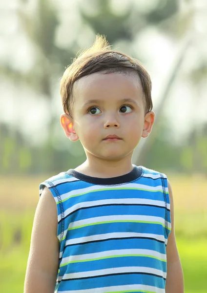 Aranyos kisfiú portréja — Stock Fotó