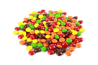 A pile of colourfull candies clipart