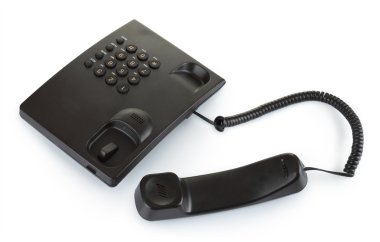 siyah modern telefon