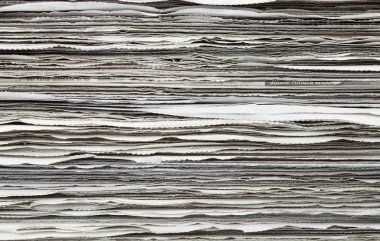 Stack of newspaper for background clipart