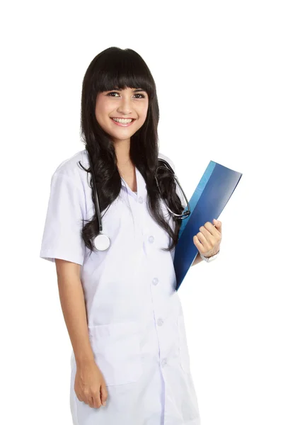 Giovane donna medico fiducioso — Foto Stock