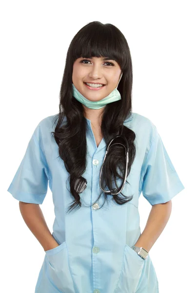 Confident young woman medical professional — Stock Photo, Image