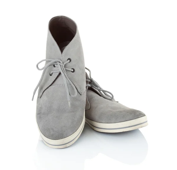 Par de zapatillas hombres grises —  Fotos de Stock