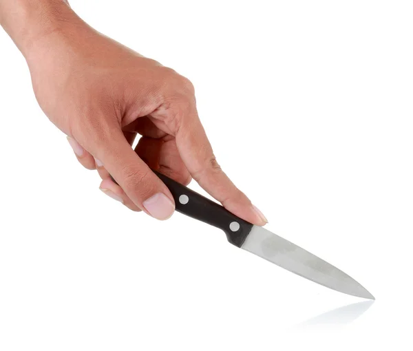 Kniv i en hand — Stockfoto