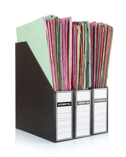 stock image Office folders