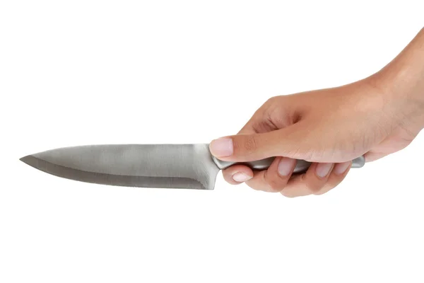 Bir elinde bıçak — Stok fotoğraf