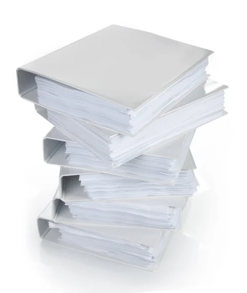 High stack of binder — Stock Photo, Image