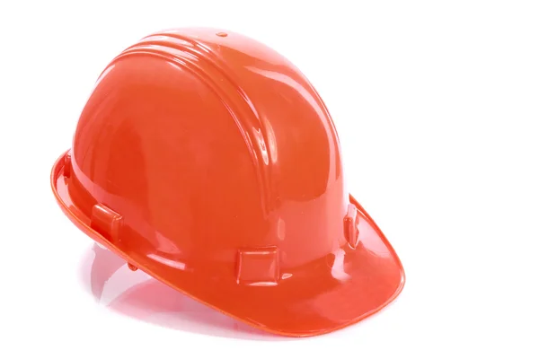 Oranžový stavební helma — Stock fotografie