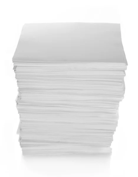 Paper Stack with path — Stock Photo, Image
