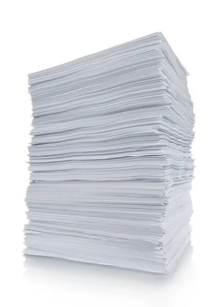 Close up of stack paper — Stock Photo, Image
