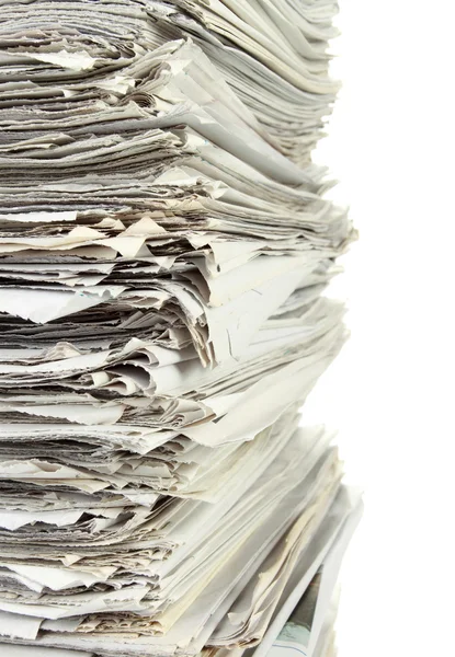 Close up of stack of papers — Stock Photo, Image