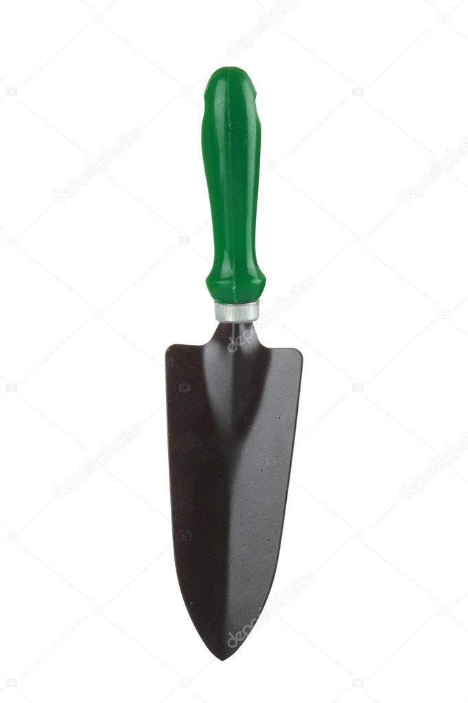 Garden tool - green shovel