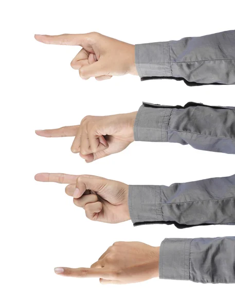 Shows the finger — Stock Photo, Image