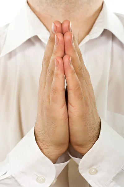Pray person — Stock Photo, Image