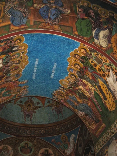 Rumänska religiösa fresker — Stockfoto