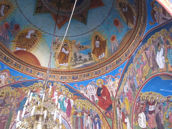 Румунська-релігійні фресками — стокове фото