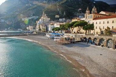 Amalfi coast görünümü