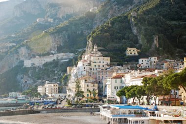 Amalfi coast görünümü
