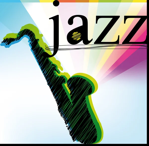 Jazz. Vector illustration — Stock Vector