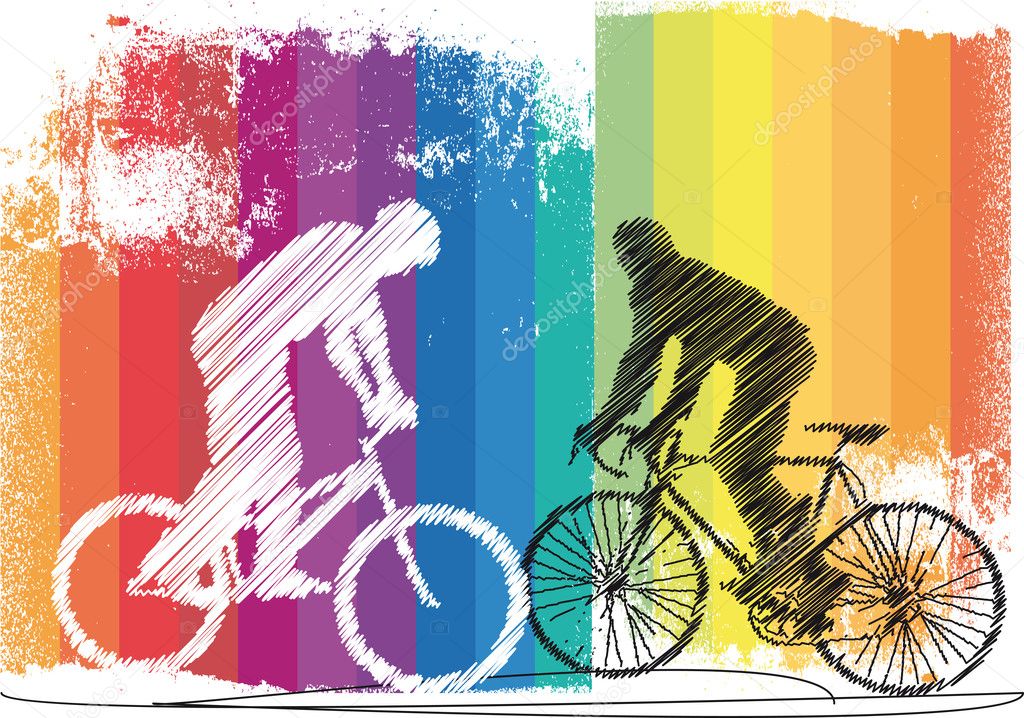 Bikers illustration